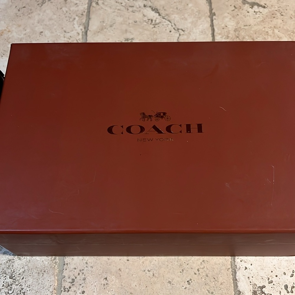 COACH MENS SHOES- CARTER RUNNERS BLACK /COLOR/SIZE 12-D - Picture 5 of 5